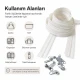 100 m / 328.08 ft N5 / #5 Nylon Coil Zipper Chain Set with 50 Single-Pull Sliders for Workshops, ideal for custom zipper