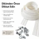 100 m / 328.08 ft N5 / #5 Nylon Coil Zipper Chain Set with 50 Single-Pull Sliders for Workshops, ideal for custom zipper