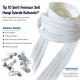 10 m / 32.81 ft N5 / #5 Nylon Zipper Tape Set with 10 Single-Pull Sliders for Workshops