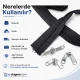 T20 Nylon Tarpaulin and Tent Zipper Set with Pull Cords