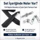 T20 Nylon Tarpaulin and Tent Zipper Set with Pull Cords