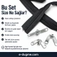 T20 Nylon Tarpaulin and Tent Zipper Set with Pull Cords