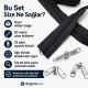 T20 Nylon Tarpaulin and Tent Zipper Set with Pull Cords