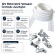 High-Volume N3 Nylon Coil Zipper Chain Set for Pillow and Cushion Covers - 100 m / 328.08 ft with 200 Single-Pull Sliders