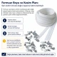 Professional N3 Nylon Coil Zipper Chain Set for Pillow & Cushion Covers – 200 m / 656.17 ft with 400 Single-Pull Sliders