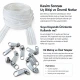 Medium-Volume N3 Nylon Coil Zipper Chain Set for Pillow & Cushion Covers – 50 m / 164.04 ft with 100 Single-Pull Sliders