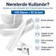 T9 Bone Tarpaulin and Tent Strap Zipper Set with 100m and 50 pulls