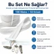T9 Bone Tarpaulin and Tent Strap Zipper Set with 100m and 50 pulls