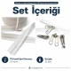 T9 Bone Tarpaulin and Tent Strap Zipper Set with Pull Handles