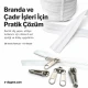 T9 Bone Tarpaulin and Tent Strap Zipper Set with Pull Handles