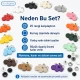 15 mm / 0.59 in Plastic Cap Snap Fastener Color Sample Set – 25 Colors / 625 Sets SET15PL25RENK