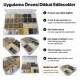 Acrylic Pearl Color and Die Set in 4, 6 and 8 mm sizes with 12 models and 12,000 pieces, perfect for textile and craft