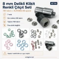 8 mm / 0.31 in Ring-Style Prong Baby Snap Color Set, 700 Sets with Setting Die SET80