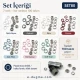 Baby Snap Fastener Set 8 mm with Hand Press for Babywear and Hobby Sewing