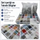 9.5 mm Stainless Steel Perforated Click Color Set – 23 Colors / 2300 Sets SET95KLK23RENK