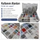 9.5 mm Stainless Steel Perforated Click Color Set – 23 Colors / 2300 Sets SET95KLK23RENK