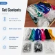 15-Colour Cord, 9.5 mm Eyelet and Installation Die Sample Set SETKRD2415