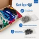 15-Colour Cord, 9.5 mm Eyelet and Installation Die Sample Set SETKRD2415
