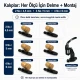 2 No / 4,5 mm, 3 No / 5 mm ve 4 No / 6 mm Plise Sineklik Kuşgözü El Presli 3 Ölçülü Komple Deneme Seti Set001SinDn