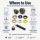 Technical Textile & Outdoor Eyelet Trial Set – 10 mm, 13 mm and 17 mm Eyelets Included TEKNIK-DISMEKAN-DENEME-SET11