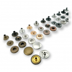 14 mm Snaps Fasteners 35/64" Curved 22L Brass Set of 4 ERCB0014PR