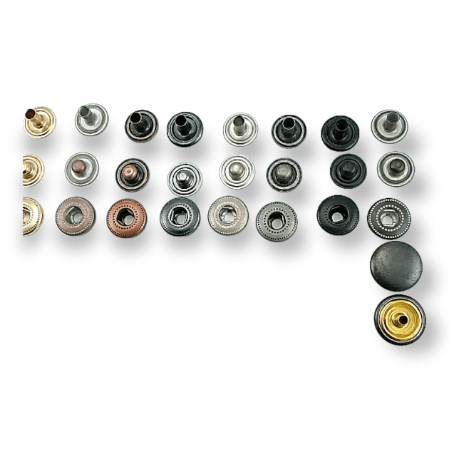 14 mm Snaps Fasteners 35/64" Curved 22L Brass Set of 4 ERCB0014PR 14 mm Snaps Fasteners 35/64" Curved 22L Brass Set of 4 ERCB0014PR