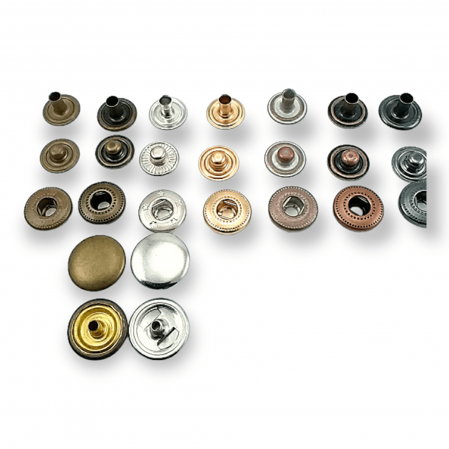 14 mm Snaps Fasteners 35/64" Curved 22L Brass Set of 4 ERCB0014PR 14 mm Snaps Fasteners 35/64" Curved 22L Brass Set of 4 ERCB0014PR