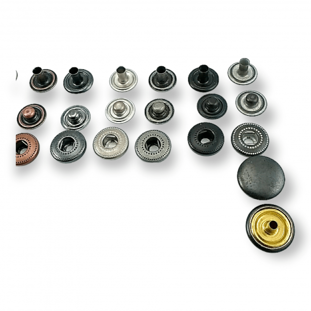 14 mm Snaps Fasteners 35/64" Curved 22L Brass Set of 4 ERCB0014PR 14 mm Snaps Fasteners 35/64" Curved 22L Brass Set of 4 ERCB0014PR