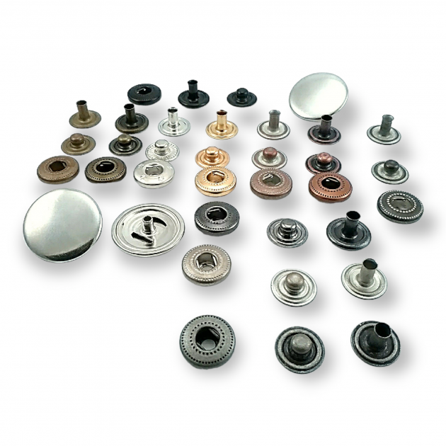 25/32" Snaps Fasteners Curved 20 mm 32L Brass Set of 4 ERCB0020PR 25/32" Snaps Fasteners Curved 20 mm 32L Brass Set of 4 ERCB0020PR