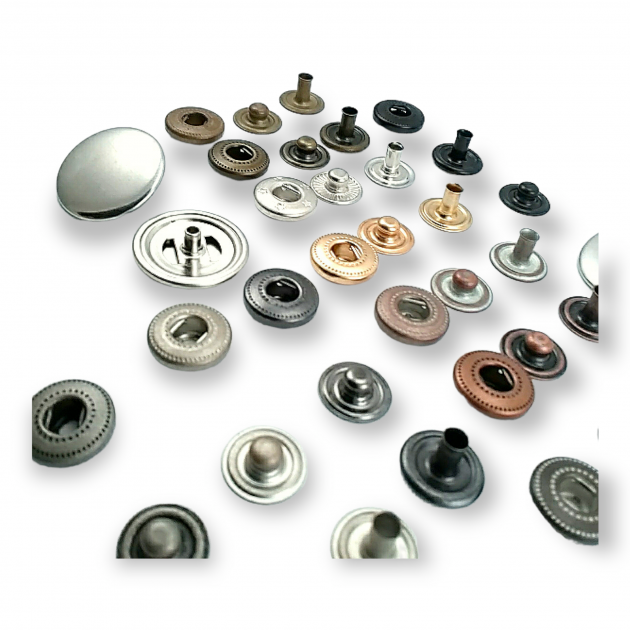 25/32" Snaps Fasteners Curved 20 mm 32L Brass Set of 4 ERCB0020PR 25/32" Snaps Fasteners Curved 20 mm 32L Brass Set of 4 ERCB0020PR