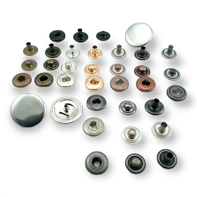 25/32" Snaps Fasteners Curved 20 mm 32L Brass Set of 4 ERCB0020PR 25/32" Snaps Fasteners Curved 20 mm 32L Brass Set of 4 ERCB0020PR