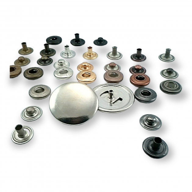 25 mm Snaps Fasteners 1" Curved 40L Brass Set of 4 ERCB0025PR 25 mm Snaps Fasteners 1" Curved 40L Brass Set of 4 ERCB0025PR