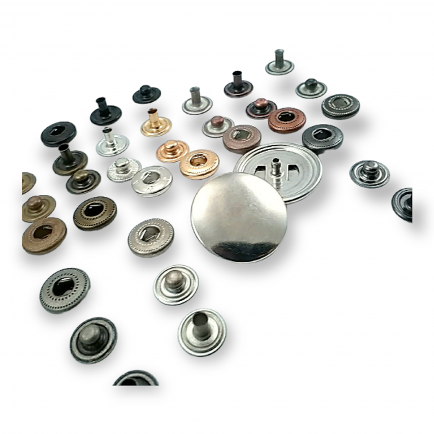 25 mm Snaps Fasteners 1" Curved 40L Brass Set of 4 ERCB0025PR 25 mm Snaps Fasteners 1" Curved 40L Brass Set of 4 ERCB0025PR