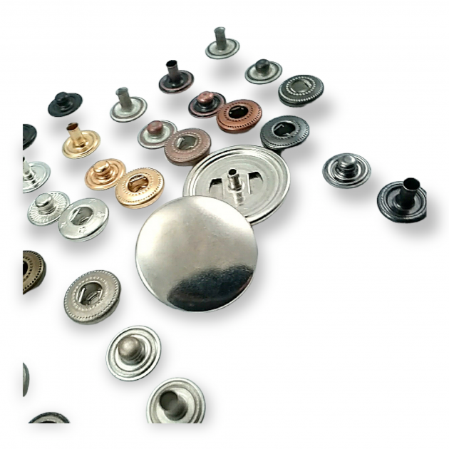 25 mm Snaps Fasteners 1" Curved 40L Brass Set of 4 ERCB0025PR 25 mm Snaps Fasteners 1" Curved 40L Brass Set of 4 ERCB0025PR