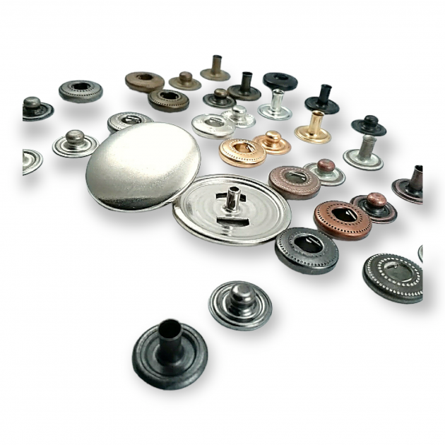 25 mm Snaps Fasteners 1" Curved 40L Brass Set of 4 ERCB0025PR 25 mm Snaps Fasteners 1" Curved 40L Brass Set of 4 ERCB0025PR