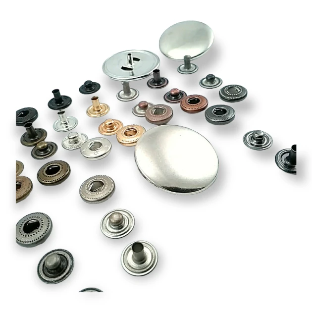 30 mm Bombeli Çıtçıt Düğme 54 Sistem Pirinç 4 lü Takım ERCB0030PR