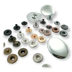 30 mm Bombeli Çıtçıt Düğme 54 Sistem Pirinç 4 lü Takım ERCB0030PR