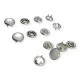 Prong Pearlescent Snap Fantenrs 9.5 mm 3/8" With Cap Stainless Buttons C0014S