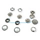 Prong Pearlescent Snap Fantenrs 9.5 mm 3/8" With Cap Stainless Buttons C0014S