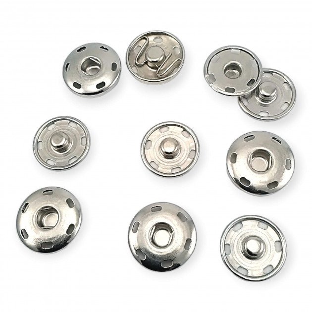 Sew-On Snap Button 19 mm 30 L 3/4" Brass Stainless ERD190PR Sew-On Snap Button 19 mm 30 L 3/4" Brass Stainless ERD190PR