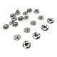 10 mm Sew-On Snap Button 16L / 25/64" Stainless ERD100P4