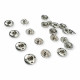 10 mm Sew-On Snap Button 16L / 25/64" Stainless ERD100P4 10 mm Sew-On Snap Button 16L / 25/64" Stainless ERD100P4
