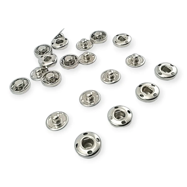 10 mm 16 boy  Dikme Çıtçıt Düğme Pirinç Dört Delikli ERD100PR4