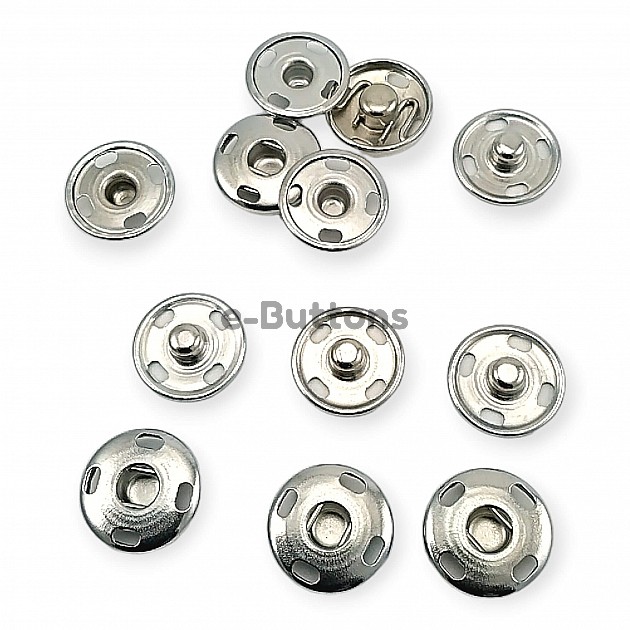 15 mm Sew-On Snap Button 24 L 5/8" Stainless ERD150P4