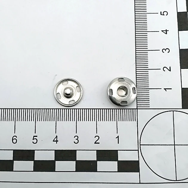 15 mm Dikme Çıtçıt Düğme 24 boy Paslanmaz Dört Delikli ERD150P4