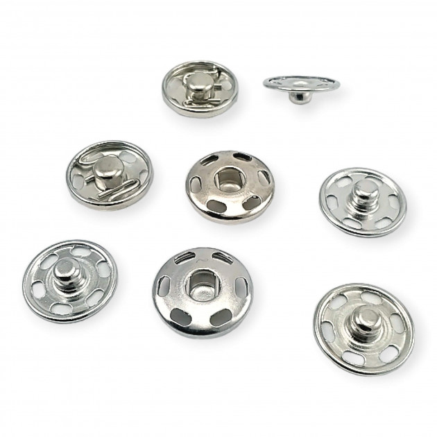 Sew-On Snap Button 15 mm 24 L 5/8" Brass Stainless ERD150PR Sew-On Snap Button 15 mm 24 L 5/8" Brass Stainless ERD150PR