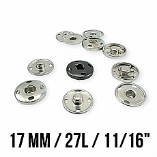 Dikme Çıtçıt Düğme 17 mm 27 boy Pirinç Paslanmaz ERD170PR4