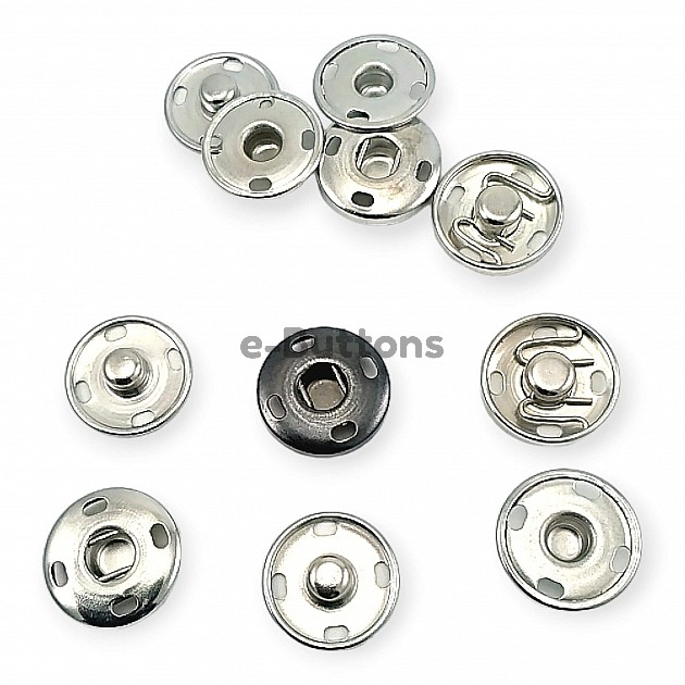 Sew-On Button 17 mm 27 L 11/16" Brass Stainless ERD170PR4