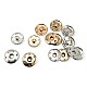 Sew-On Snap Button 21 mm 34 L 7/8"  Brass Stainless ERD210PR