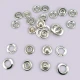 12.5 mm Prong  Snap Fastener 20L - 0.49" Two Side Prong Ring ERC00125TIRPR
